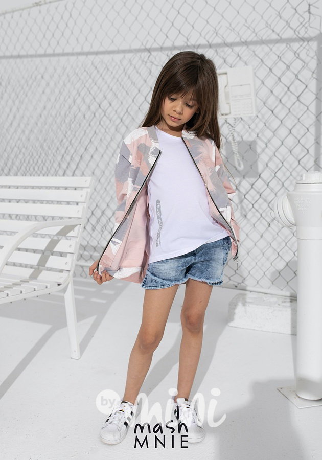 Mikina pink abstract *Premium*