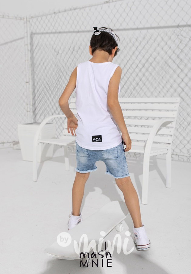 Baggy ripped shorts - ice blue *Premium*