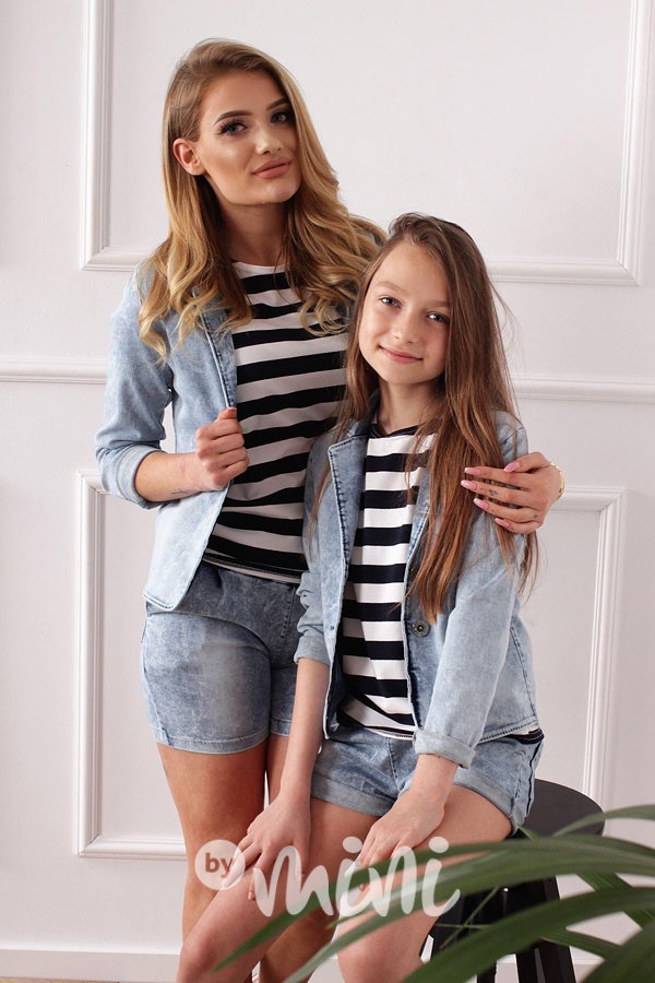 Stretch soft denim sáčko
