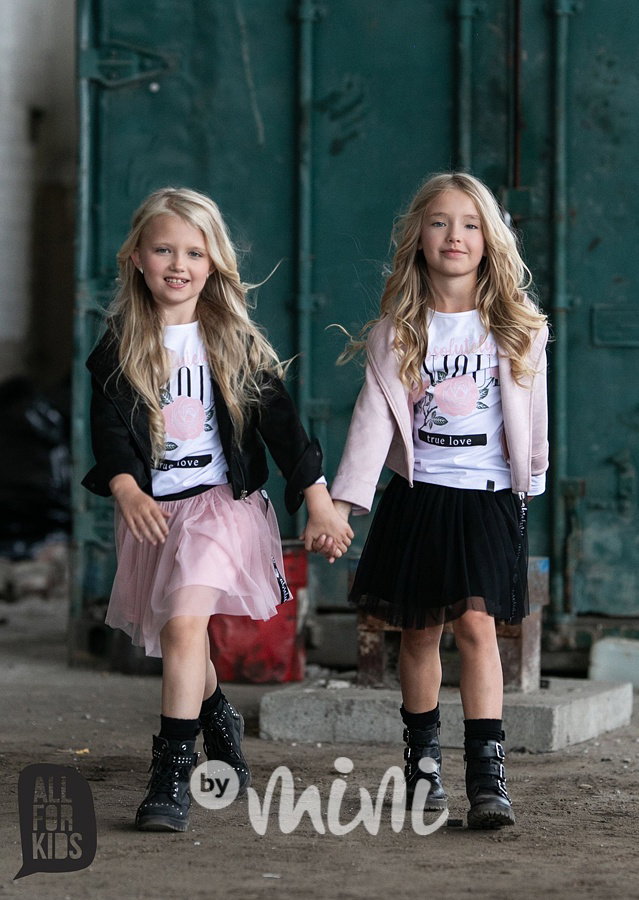 Broušený leather křivák růžový *by AFK*