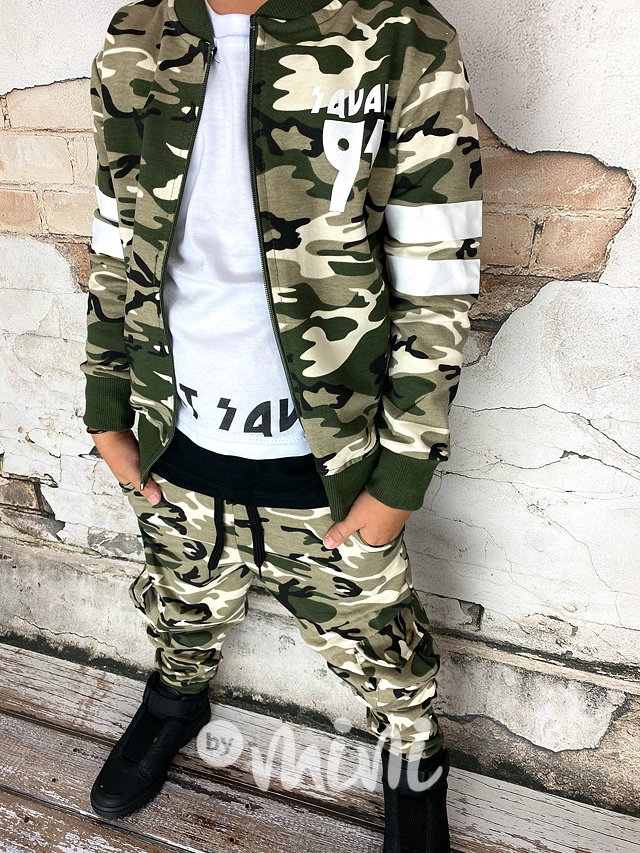 3pcs green army souprava