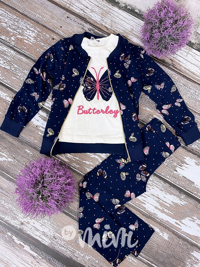 3pcs Butterfly souprava