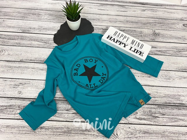 Bad boy longsleeve chlapecké triko mineral