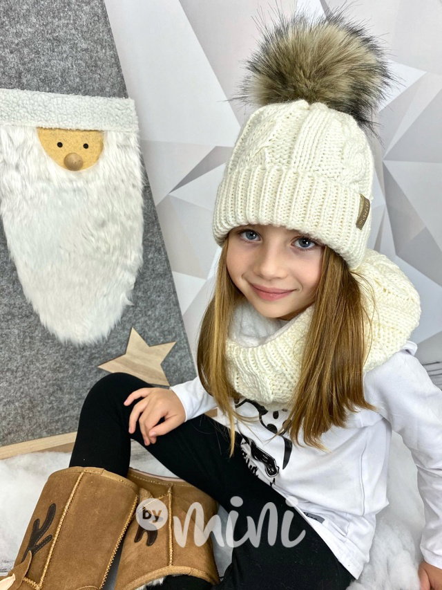 SUPER TERMO kulich + maxi nákrčník Off White