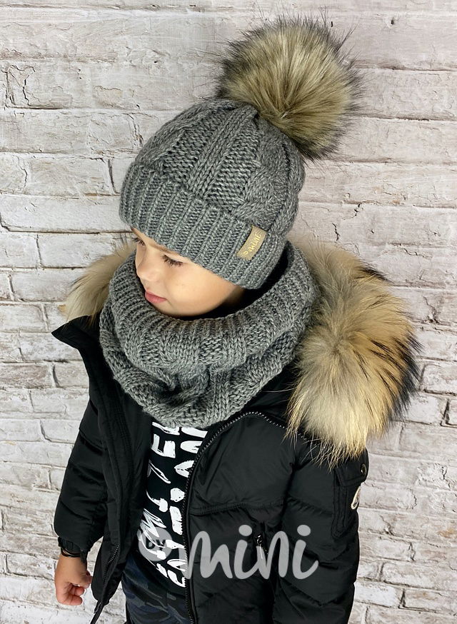 SUPER TERMO kulich + maxi nákrčník GREY