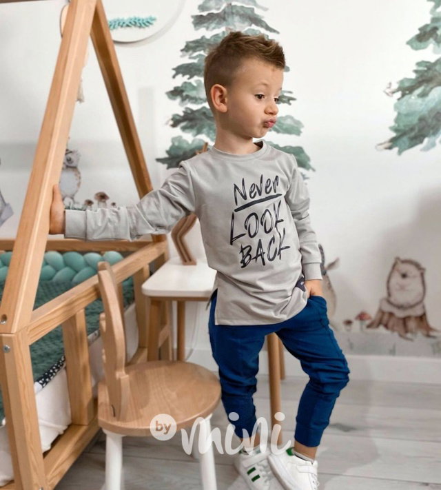 NEVER mikina - šedá