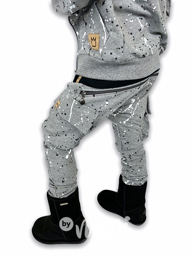 Dirty chlapecké baggy kapsáče zip - grey