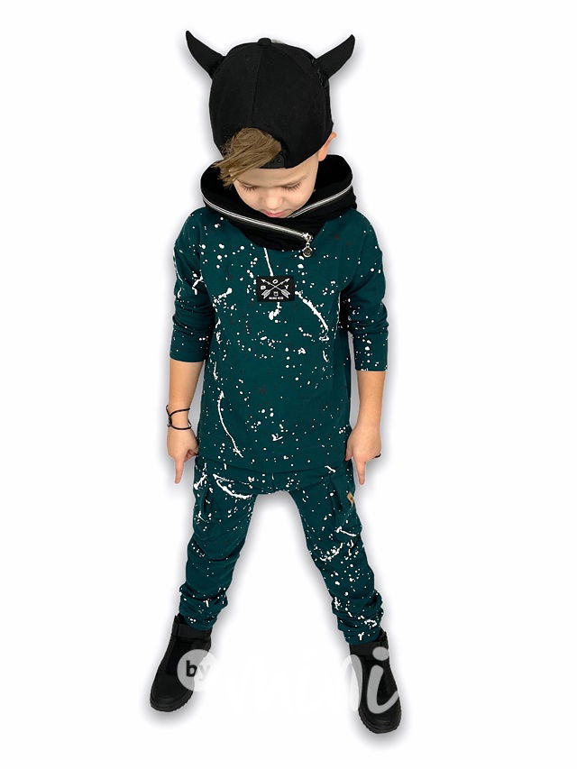 Dirty chlapecké baggy kapsáče zip - smaragd