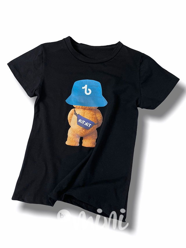 Tik Tok dětské triko černé