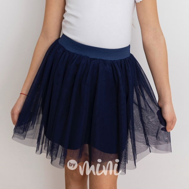 Royal blue tylová tutu sukně