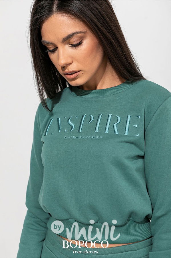 Inspire dámská teplákovka - smaragd