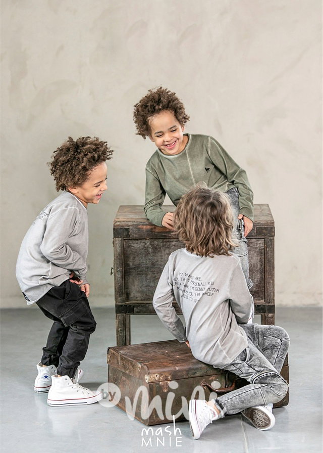 Acid wash longsleeve triko grey *MashMnie*
