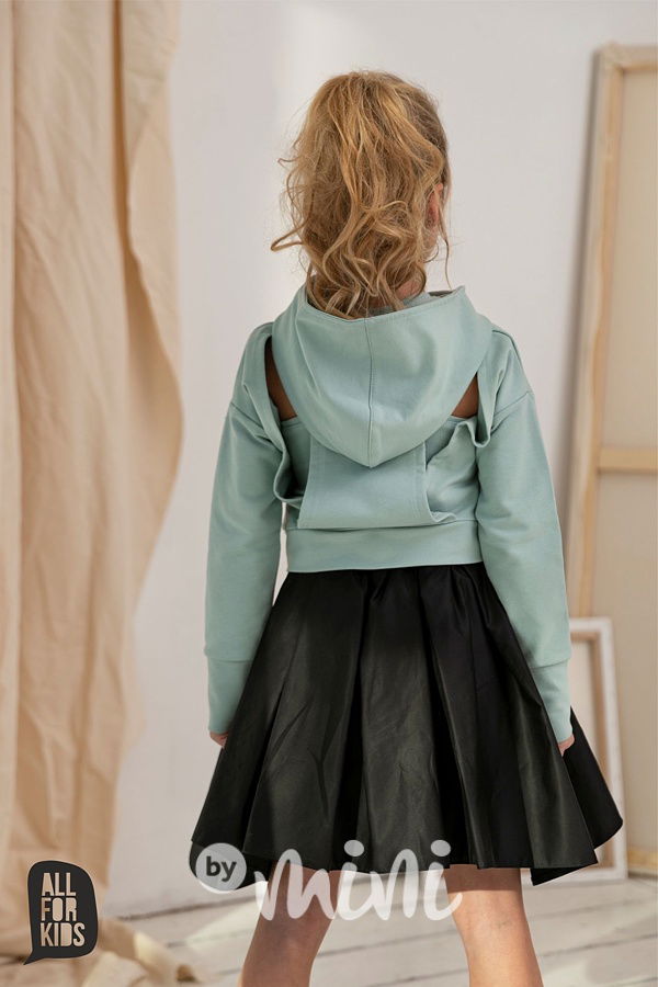 Maxi volume sukně s páskem černá *AFK*