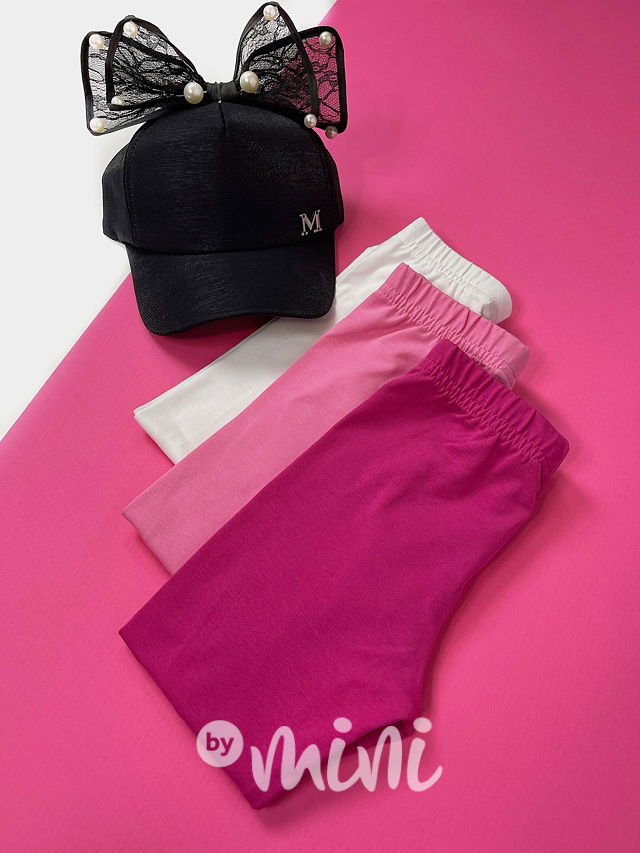 Dětské legíny Lily - barbie pink