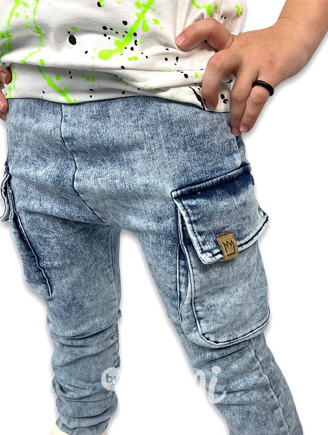 Jeans chlapecké baggy kapsáče