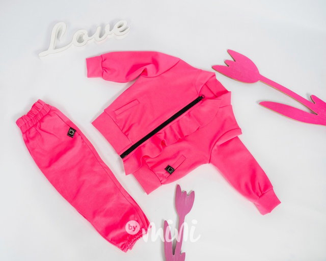 Neon pink tepláky