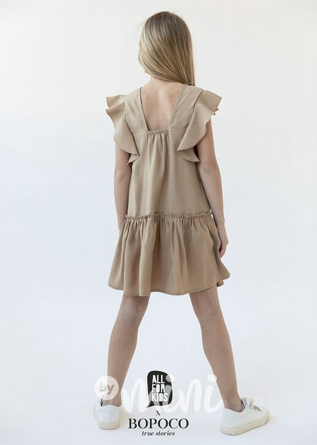 Summer holiday šaty beige