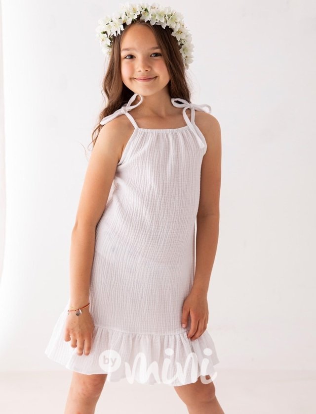 Mušelínové letní šaty white Lily Grey