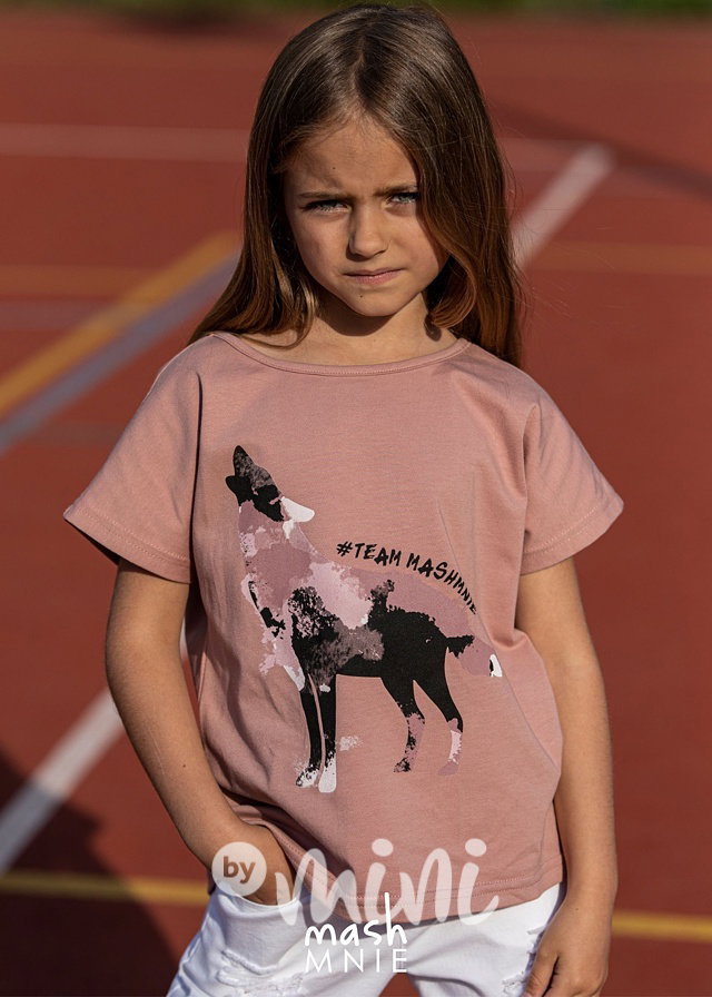WOLF blůzka pink *MashMnie*