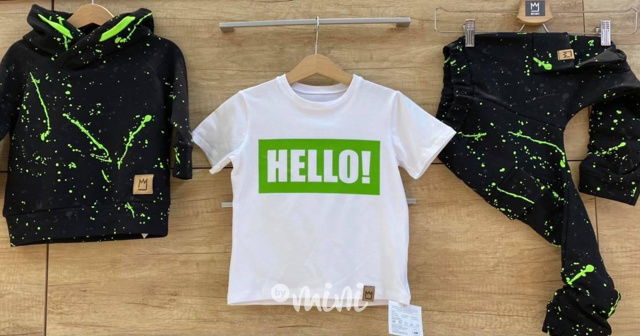 Splash black/neon mikina