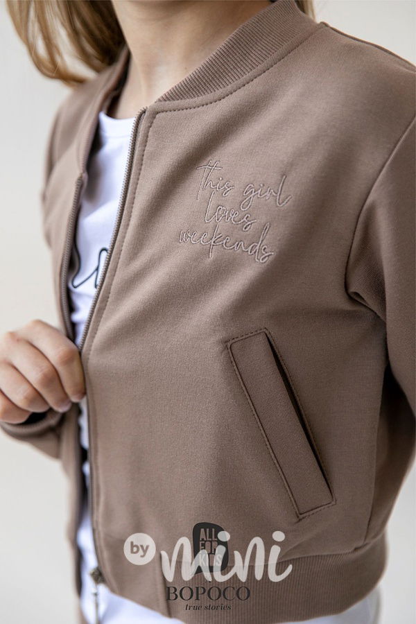 Chocolate loungewear mikina