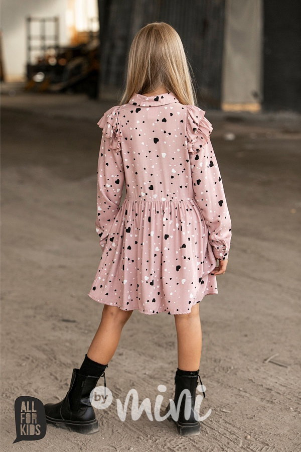 Boho elegant šaty srdíčka