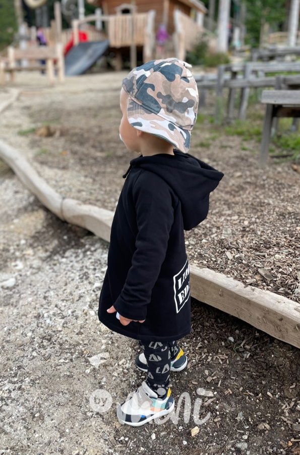 LIMITED EDITION long mikina - černá