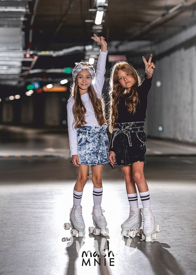 Žebrovaná blůzka černá *MashMnie*