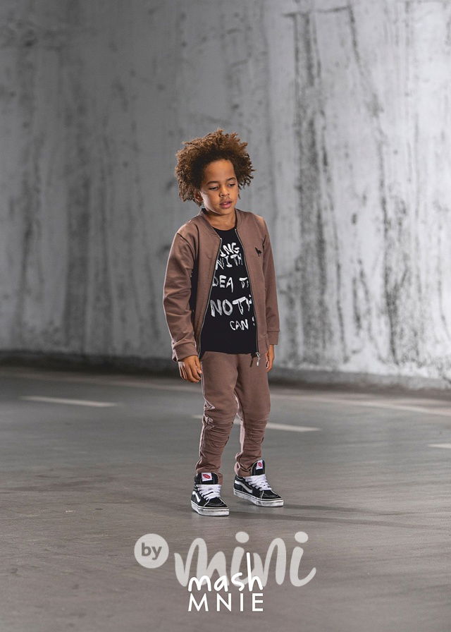 Taupe brush tepláky s prošitím *MashMnie*