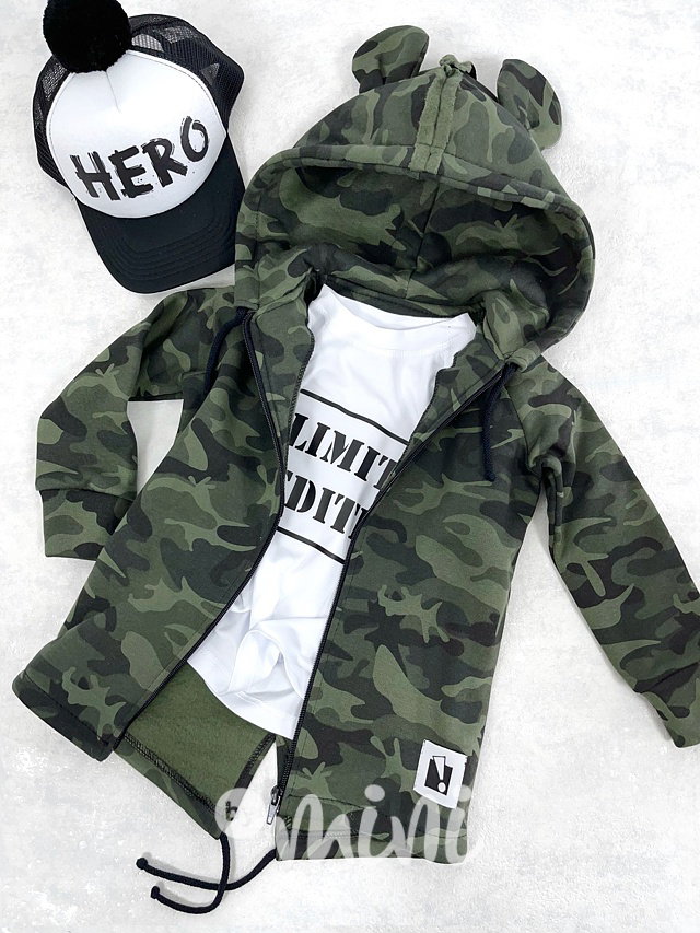 LIMITED EDITION triko s dlouhým rukávem white/black