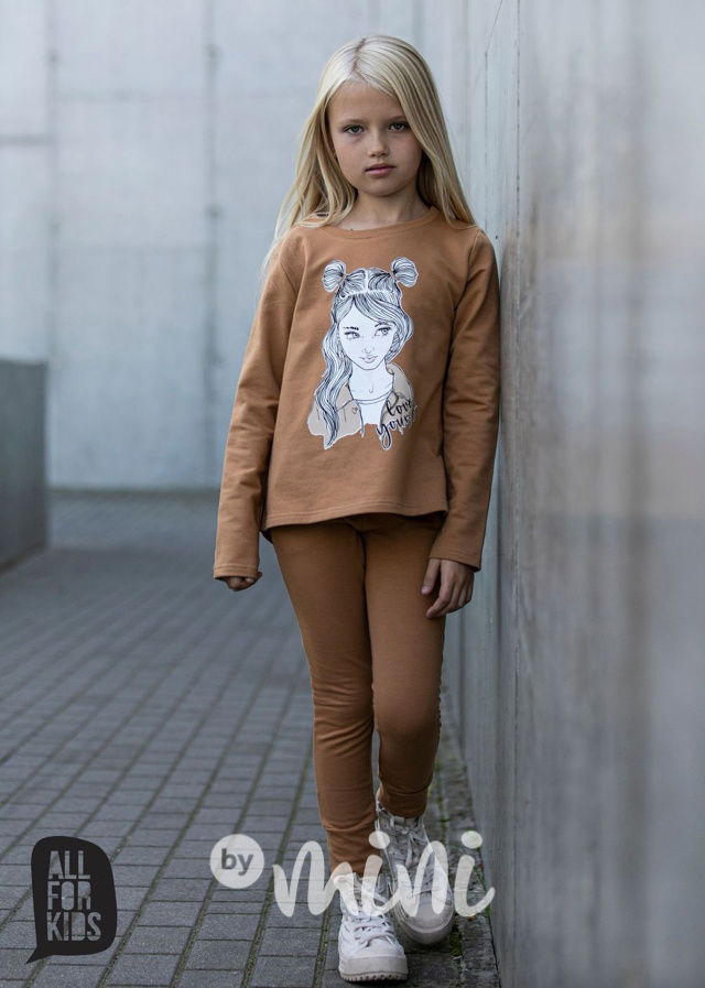 GIRLIE mikinová tunika honey