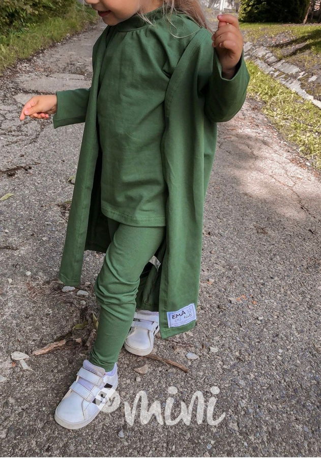 HIT 3-dílný bavlněný komplet khaki