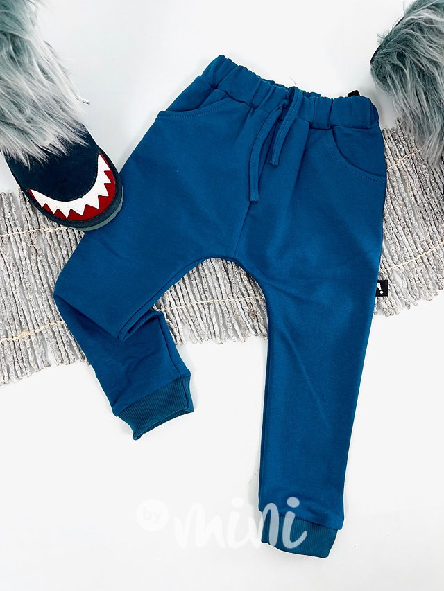 TERMO baggy tepláky BASIC - ocean
