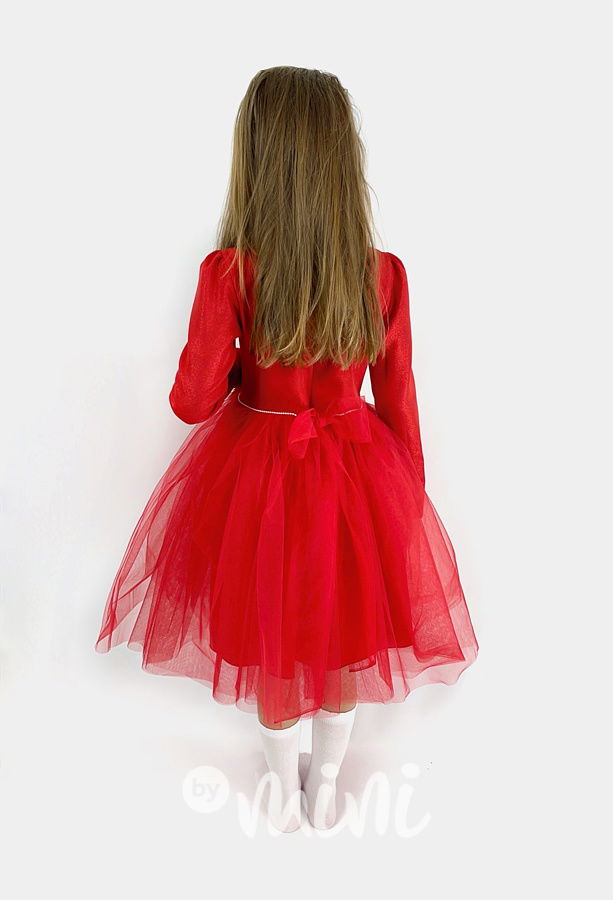 Dívčí šaty s krásnou bohatou sukní