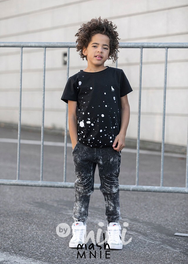 Splash acid wash jeansy black *MashMnie*