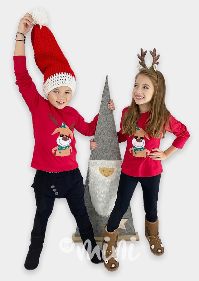 Cool sobík triko červené - girl