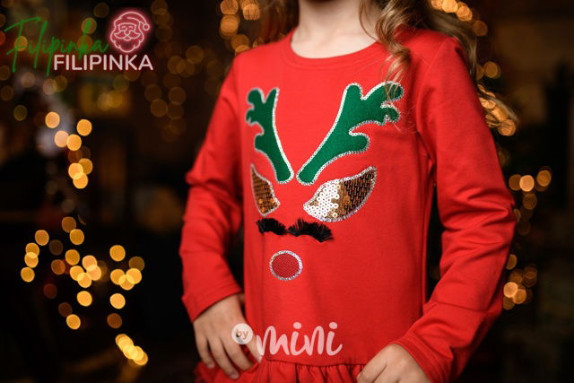 Xmas šaty s flitry