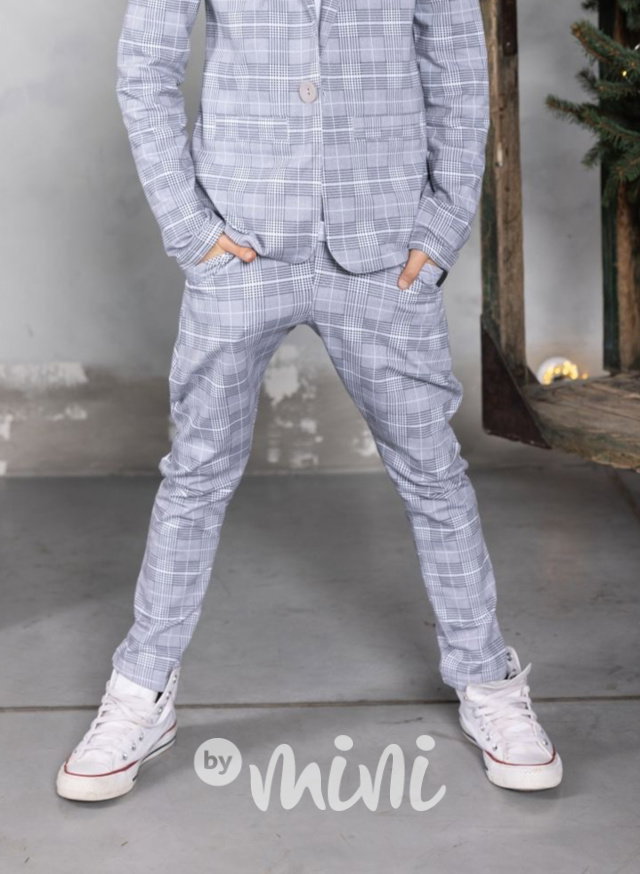 Grey karo kalhoty