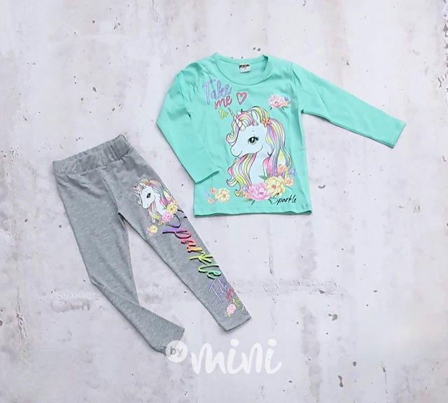 UNICORN set mint/grey