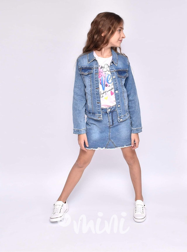 3-dílný jarní jeans set