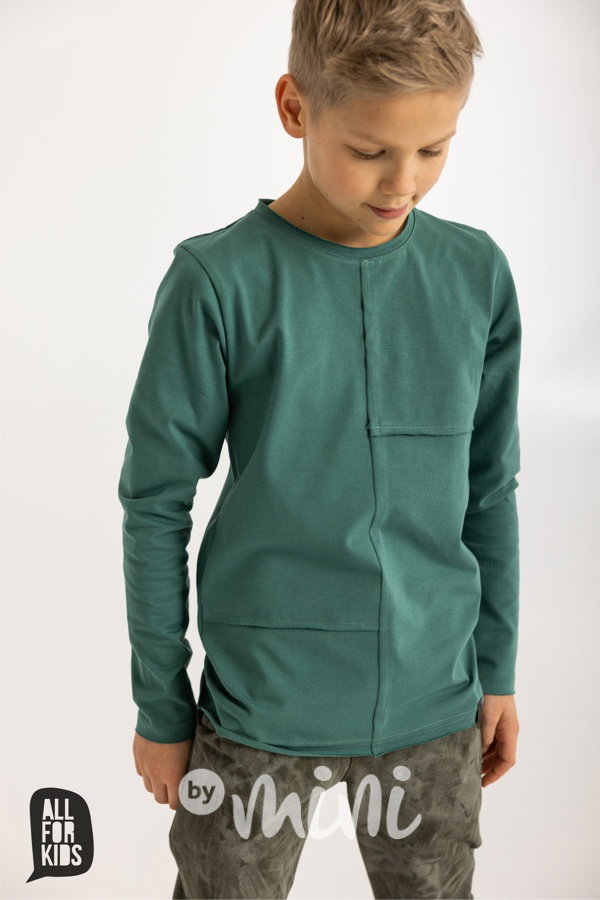 AFK basic longsleeve triko mint green