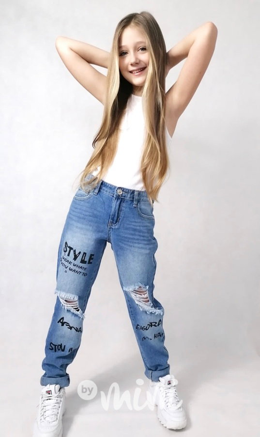 Fashion ripped jeans STYLE