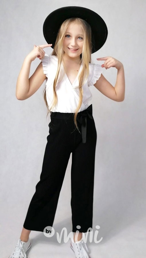 Glamour letní overal white/black