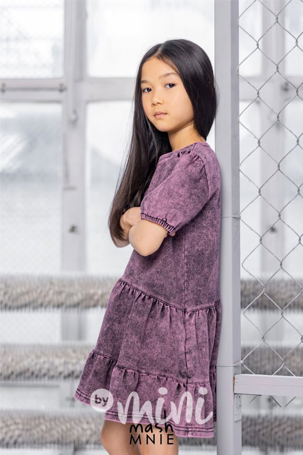 WOLF SOUL denim šaty pink *MashMnie*