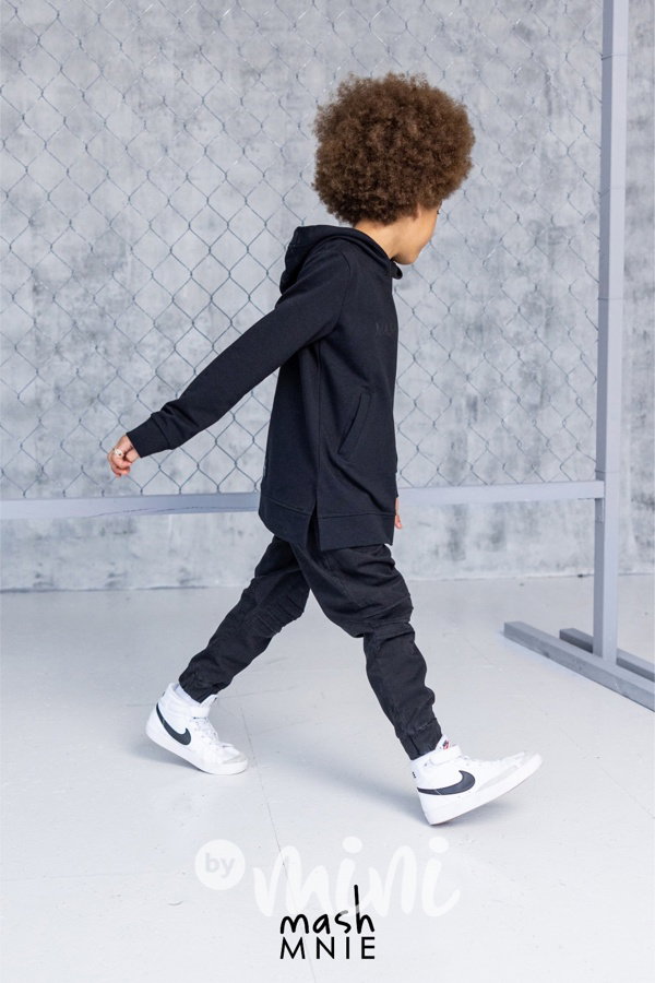 MASH MNIE hoodie mikina WOLF black