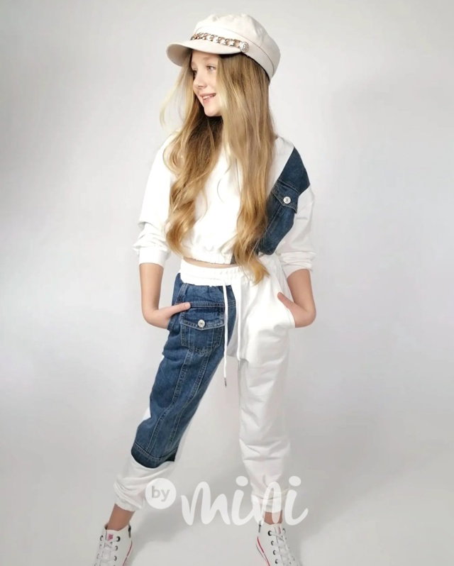 GLAMOUR souprava white&jeans