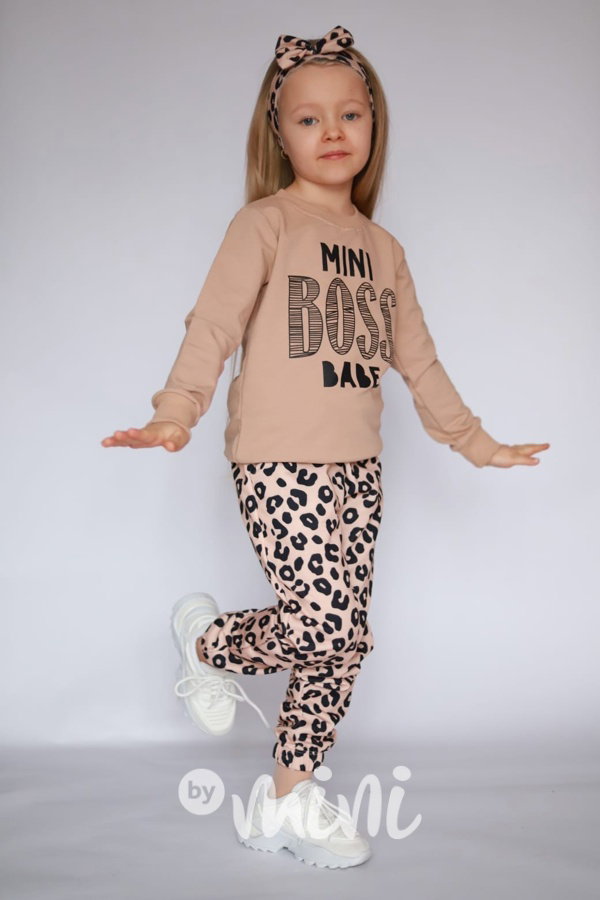 Mini BOSS babe 3-dílný set beige