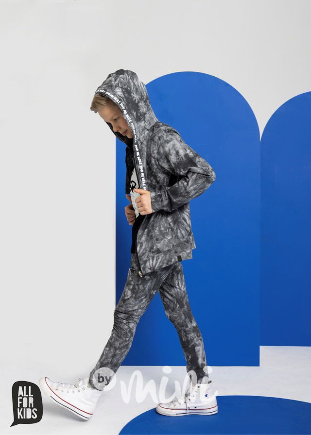 AFK jogger kalhoty tie-dye black