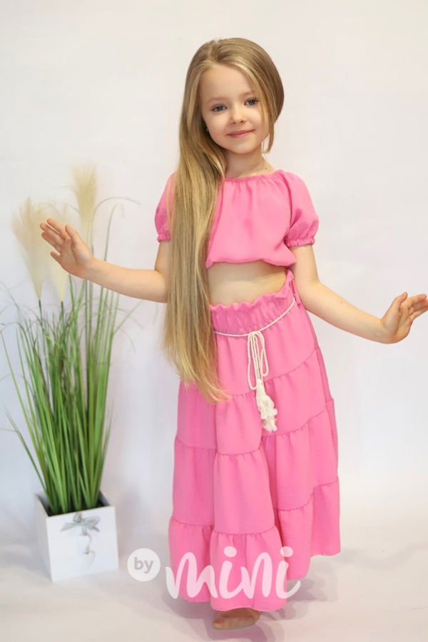 Letní boho set růžový