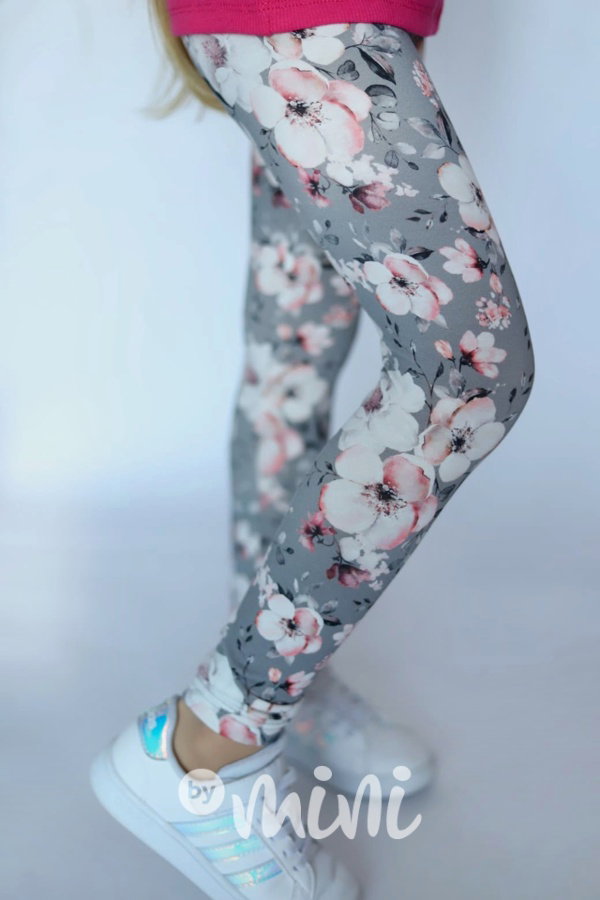 Grey season soft cotton legíny *Lily Grey*